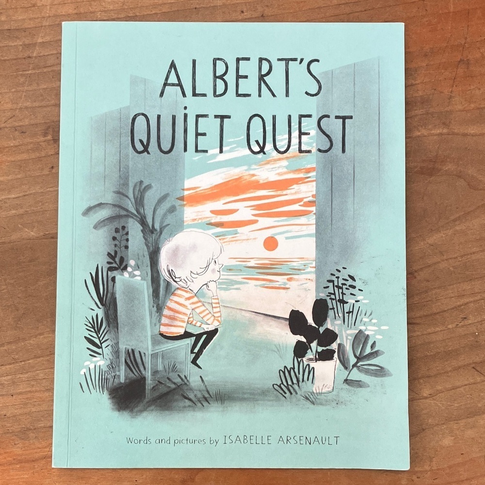 Albert's Quiet Quest Book by Isabelle Arseneault set in mile end area Montreal